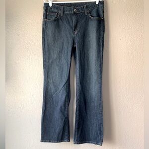 Ralph Lauren Stretch Kelly Dark Wash Bootcut Denim Jeans Size 32